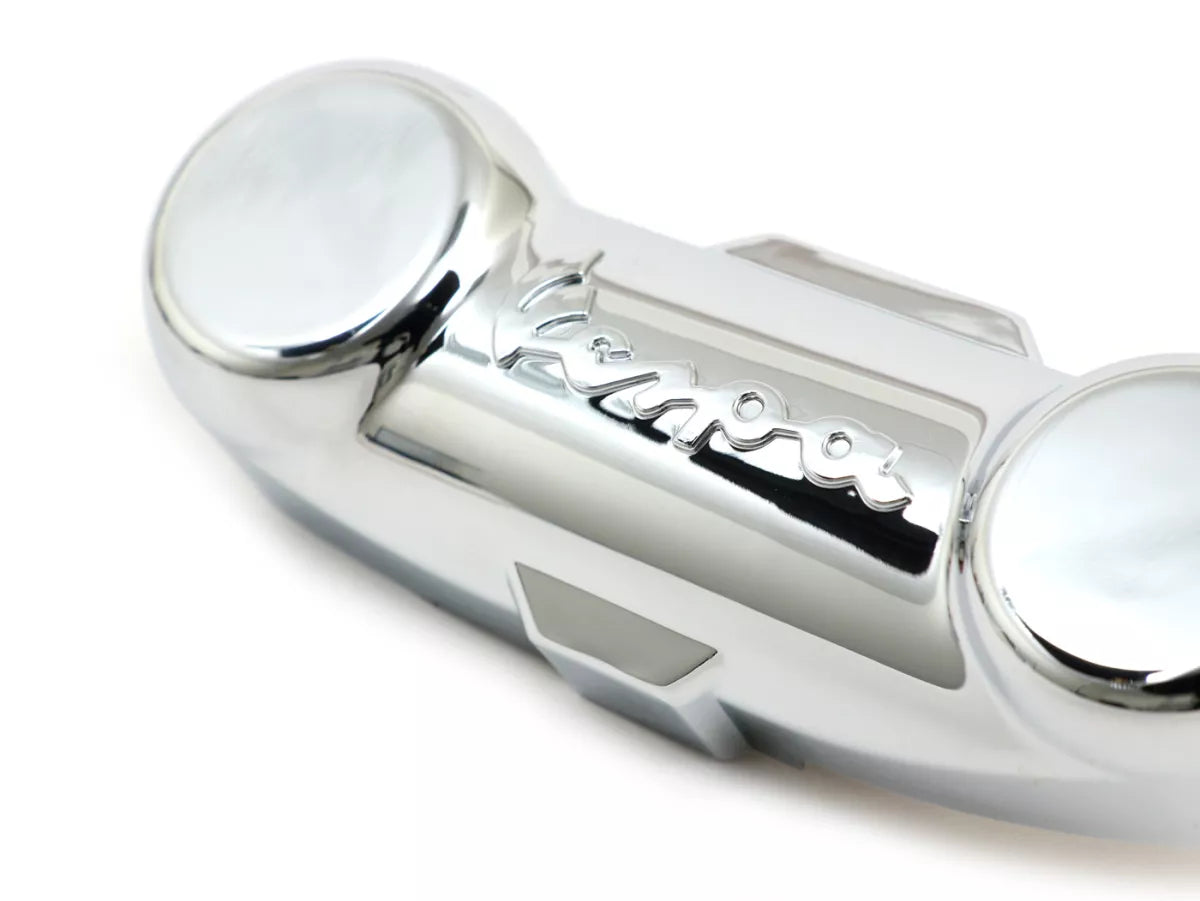 Vespa PX T5 LML Chrome Fork Link Cover & Mudguard Crest Set