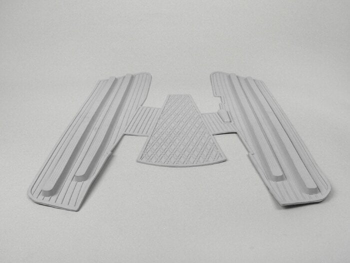 NISA Floor Mat Vespa Rally Sprint GS VNA VNB Grey Rubber
