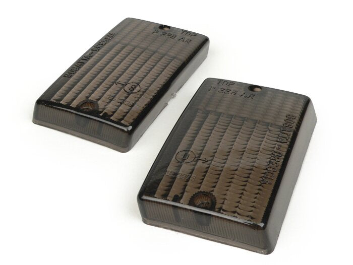 Bosatta Rear Indicator Lenses Black (Pair) – Vespa PK50 S PK80 S PK125 S