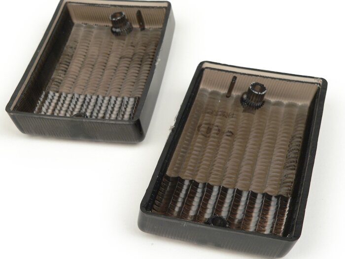 Bosatta Rear Indicator Lenses Black (Pair) – Vespa PK50 S PK80 S PK125 S