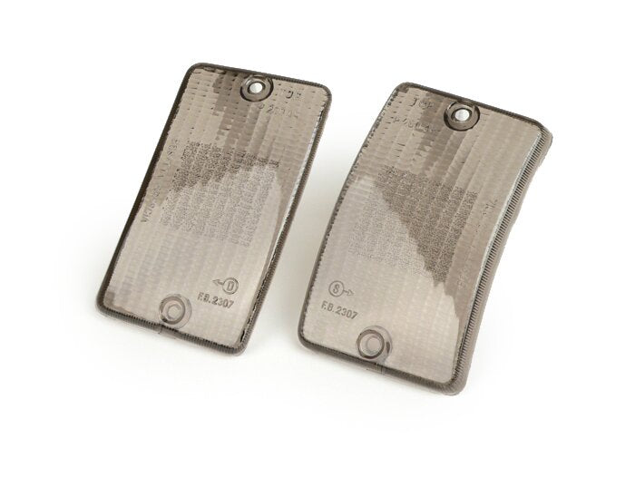 Bosatta Front Indicator Lenses Black (Pair) – Vespa PK50 XL PK125 XL