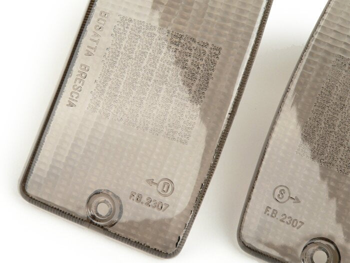 Bosatta Front Indicator Lenses Black (Pair) – Vespa PK50 XL PK125 XL