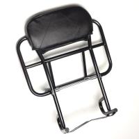 Cuppini Black Rear Carrier & Backrest 2-in-1 – Royal Alloy & Scomadi