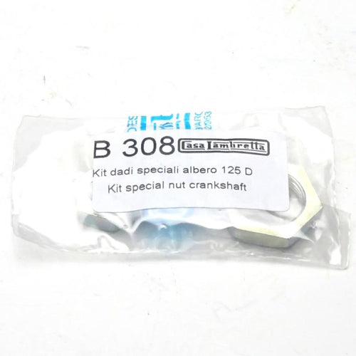 125 D/LD Special Crankshaft & Clutch Bevel Nuts – Casa Lambretta