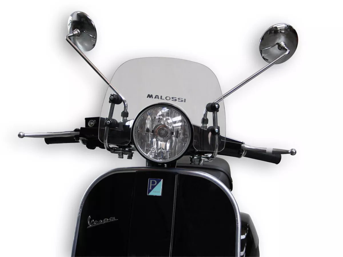 Malossi Sport Windscreen Clear 335x227mm – Vespa PX T5 LML Star
