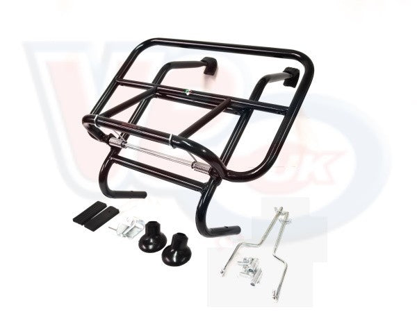 Cuppini Black Front Carrier Rack Short Arm – Royal Alloy & Scomadi